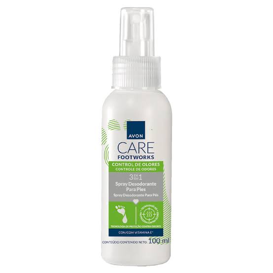 Care Footworks Spray desodorante para pies Avon
